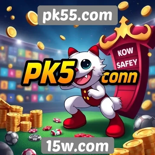 Visão geral do site pk55.com para jogadores online